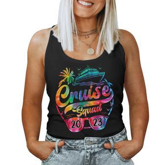 Cruise Squad 2023 Tie Dye Birthday Cruise Bday Women Tank Top - Monsterry