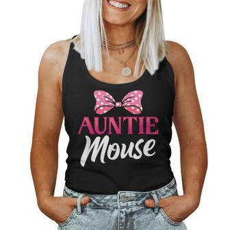 Cute Auntie Mouse Niece Nephew Aunt Women Tank Top - Monsterry DE