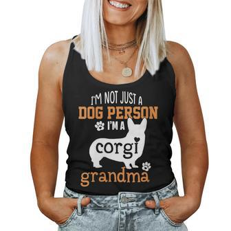 Cute Corgi Grandma Corgi Dog Lover Grandma Women Tank Top | Mazezy CA