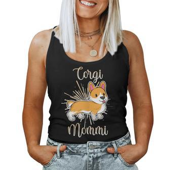 Cute Corgi Mommi Corgi Mommy Mom Pet Puppy Dog Lover Meme Women Tank Top | Mazezy
