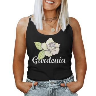 Cute Gardenia Flower Gardening Garden T Women Tank Top | Mazezy