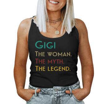 Cute Gigi Grandma The Woman The Myth The Legend Women Tank Top | Mazezy CA