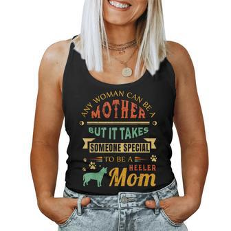 Cute Red Blue Heeler Mom Australian Cattle Dog Lover Women Tank Top | Mazezy