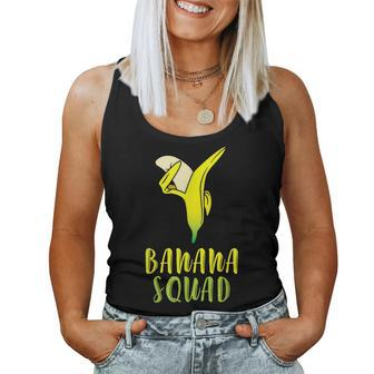 Dabbing Banana Squad Vegan Foodie Women Tank Top | Mazezy