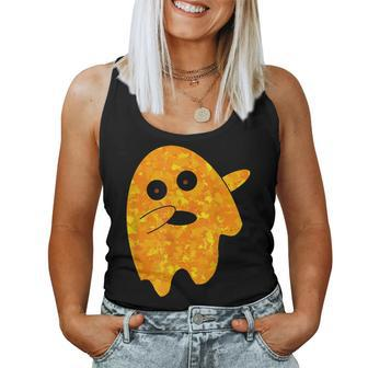 Dabbing Ghost Autumn Leaf Dab Fall Leaves And Halloween Halloween Women Tank Top | Mazezy