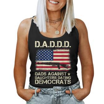 Daddd Dads Against Daughter Dating Democrats Fathers D Women Tank Top | Mazezy