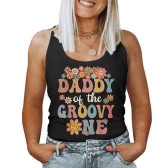 Daddy Of Groovy One Matching Family First Birthday Party Women Tank Top - Monsterry AU