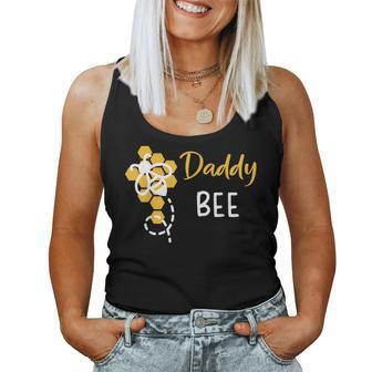 Daddy Of The Bee 1St Birthday Outfit First Bee Day Family Women Tank Top Basic Casual Daily Weekend Graphic - Thegiftio UK