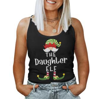 Daughter Elf Group Christmas Pajama Party Women Tank Top - Seseable