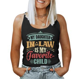 My Daughter-In-Law Is My Favorite Child Fathers Day In Law Women Tank Top | Mazezy