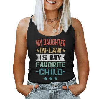 My Daughter In Law Is My Favorite Child Family For Daughter Women Tank Top | Mazezy