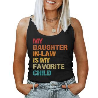 My Daughter In Law Is My Favorite Child Mother-In-Law Day Women Tank Top | Mazezy