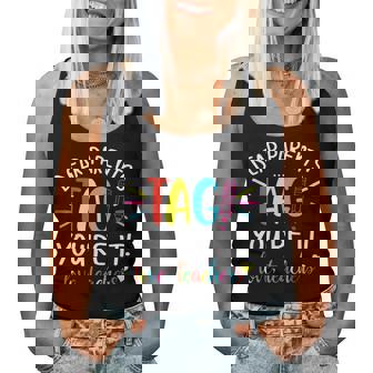 Dear Parents Tag Youre It Love Teachers Last Day Of School Women Tank Top Basic Casual Daily Weekend Graphic - Thegiftio UK