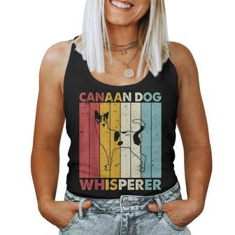 Dog Dad Mom Whisperer Vintage Canaan Dog Women Tank Top | Mazezy