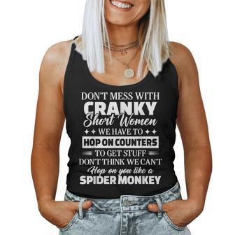 Dont Mess With Cranky Short We Have To Hop In Counters Women Tank Top - Monsterry DE