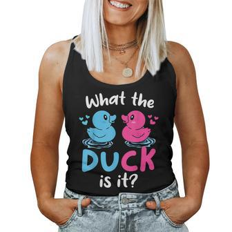 What The Ducks Is It Baby Gender Reveal Party Baby Shower Women Tank Top - Monsterry CA