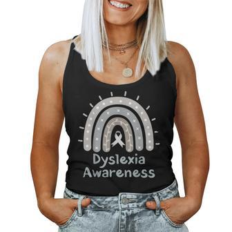 Dyslexia Awareness For Teachers And Students Dyslexia Month Women Tank Top - Seseable