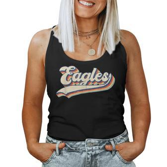 Eagles Sports Name Vintage Retro Men Women Boy Girl Women Tank Top - Monsterry