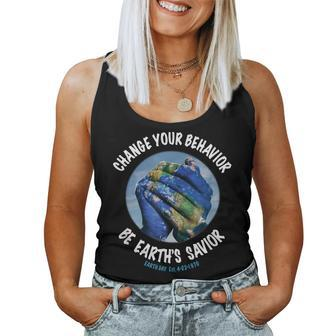 Earth Day Save The Planet Plant More Trees Clean The Seas Women Tank Top Basic Casual Daily Weekend Graphic - Thegiftio UK