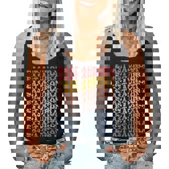 East Aurora City Groovy Retro Women Tank Top | Mazezy