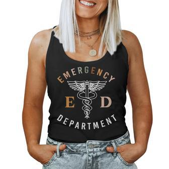 Emergency Department Er Ed Emergency Room Nurse Trauma Nurse Women Tank Top - Monsterry CA