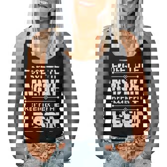 Entrepreneur - Forget The Mistake Remember The Lesson Women Tank Top | Mazezy