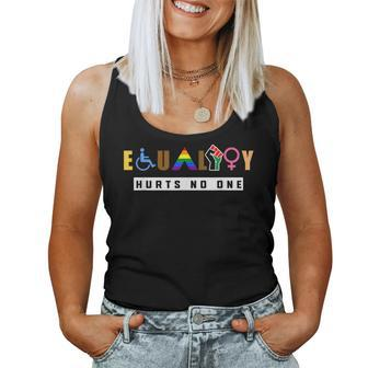 Equality Hurts No One Lgbt Women Right Black Disabled Women Tank Top | Mazezy