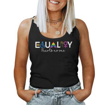 Equality Hurts No One Rainbow Lgbtq Gay Pride Women Tank Top | Mazezy