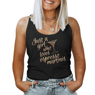 Espresso Martini For Who Drink Coffee And Vodka Women Tank Top | Mazezy UK