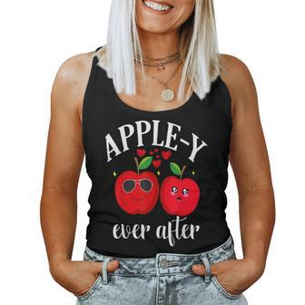 Fall Apples Appley Ever After Couples Halloween Costume Halloween Costume Women Tank Top | Mazezy
