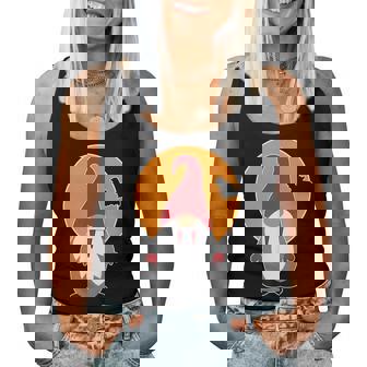 Fall Gnome Costume Halloween Gnome For Adults Halloween Women Tank Top | Mazezy