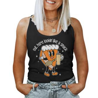 Fall Out Here Looking Like A Snack Pumpkin Spice Cute Women Tank Top - Thegiftio UK