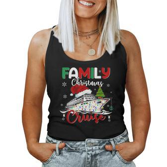 Family Christmas Cruise 2023 Merry Cruisemas Boat Trip Xmas Women Tank Top | Mazezy