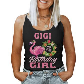 Family Flamingo Matching - Gigi Of The Birthday Girl Women Tank Top | Mazezy