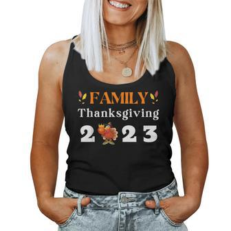 Family Thanksgiving 2023 Grateful Fall For Basketball Fans Women Tank Top - Monsterry UK