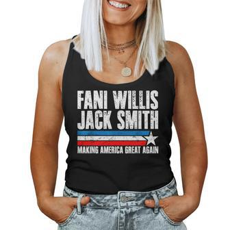 Fani Willis Jack Smith For President 2024 Retro Women Tank Top | Mazezy