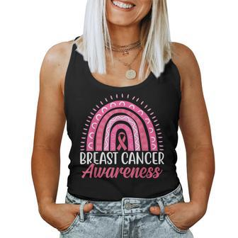 Fight Breast Survivor Rainbow Breast Cancer Awareness Women Tank Top | Mazezy