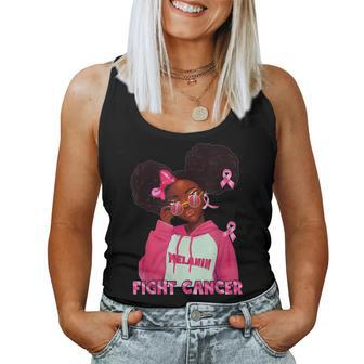 Fight Cancer African Black Girl Breast Cancer Warrior Women Tank Top | Mazezy