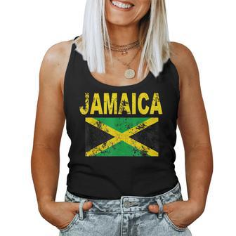 Flag Jamaica Cool Jamaican Flags Men Women Gift Women Tank Top Weekend Graphic - Monsterry UK