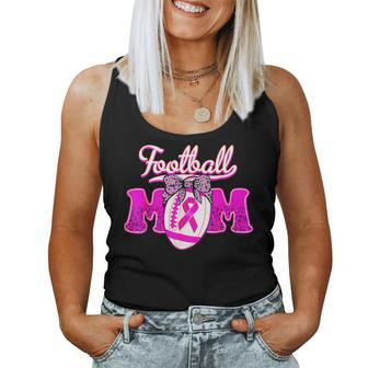 Football Cheer Mom Pink For Breast Cancer Warrior Women Tank Top - Seseable