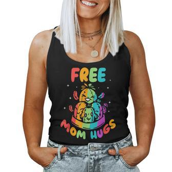 Free Mom Hugs Proud Gay Rainbow Pride Lgbtq Mother Mommy Women Tank Top | Mazezy