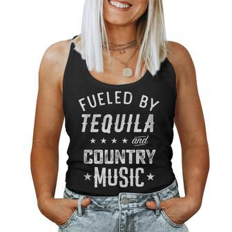 Fueled By Tequila And Country Music For Country Lovers Women Tank Top | Mazezy