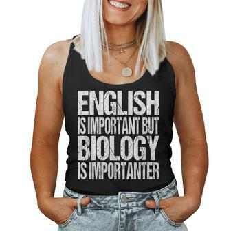 Biology Quote Back To School Student Teacher Women Tank Top | Mazezy DE