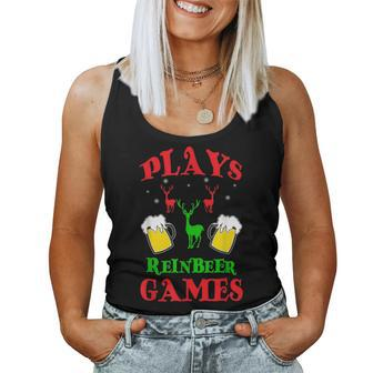Christmas Plays Rein Beer Games Party T Women Tank Top - Monsterry AU