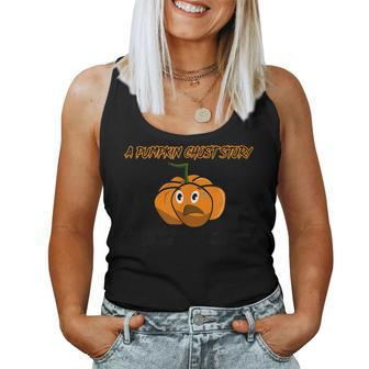 Cute Not Scary Halloween Pumpkin Fall Scary Halloween Women Tank Top | Mazezy