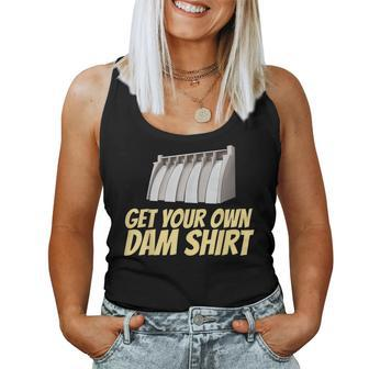 Dam Slogan For Hydroelectric Plant Technicians Women Tank Top | Mazezy