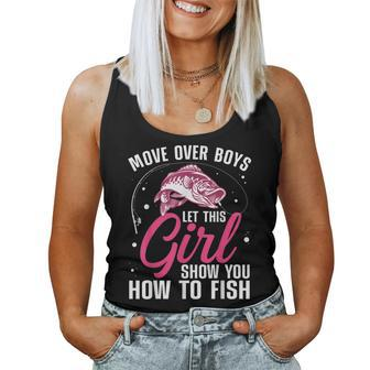 Funny Fishing Design For Girls Women Fisherman Fishing Lover Women Tank Top Basic Casual Daily Weekend Graphic - Thegiftio UK