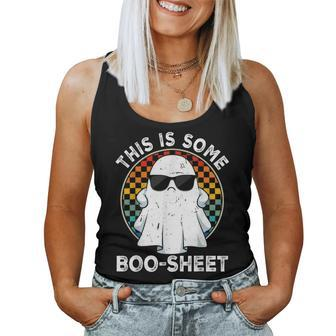 Halloween This Is Some Boo Sheet Costume Women Tank Top - Seseable