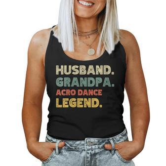 Husband Grandpa Videophilia Legend Vintage Retro Women Tank Top | Mazezy