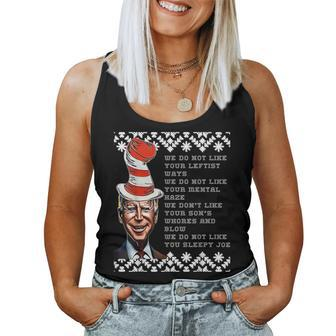 Joe Biden Christmas T Ugly Christmas Sweater Women Tank Top | Mazezy DE